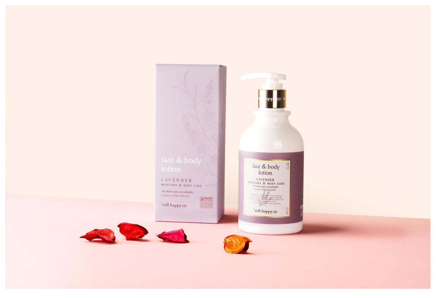Cell Happy Co Lavender Face & Body Lotion 300ml