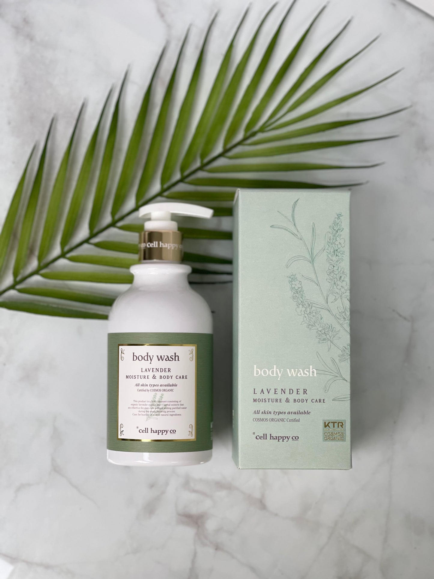 Cell Happy Co Organic Lavender Body Wash 有機薰衣草舒緩沐浴露 300ml